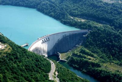 Photo du barrage de Vouglans