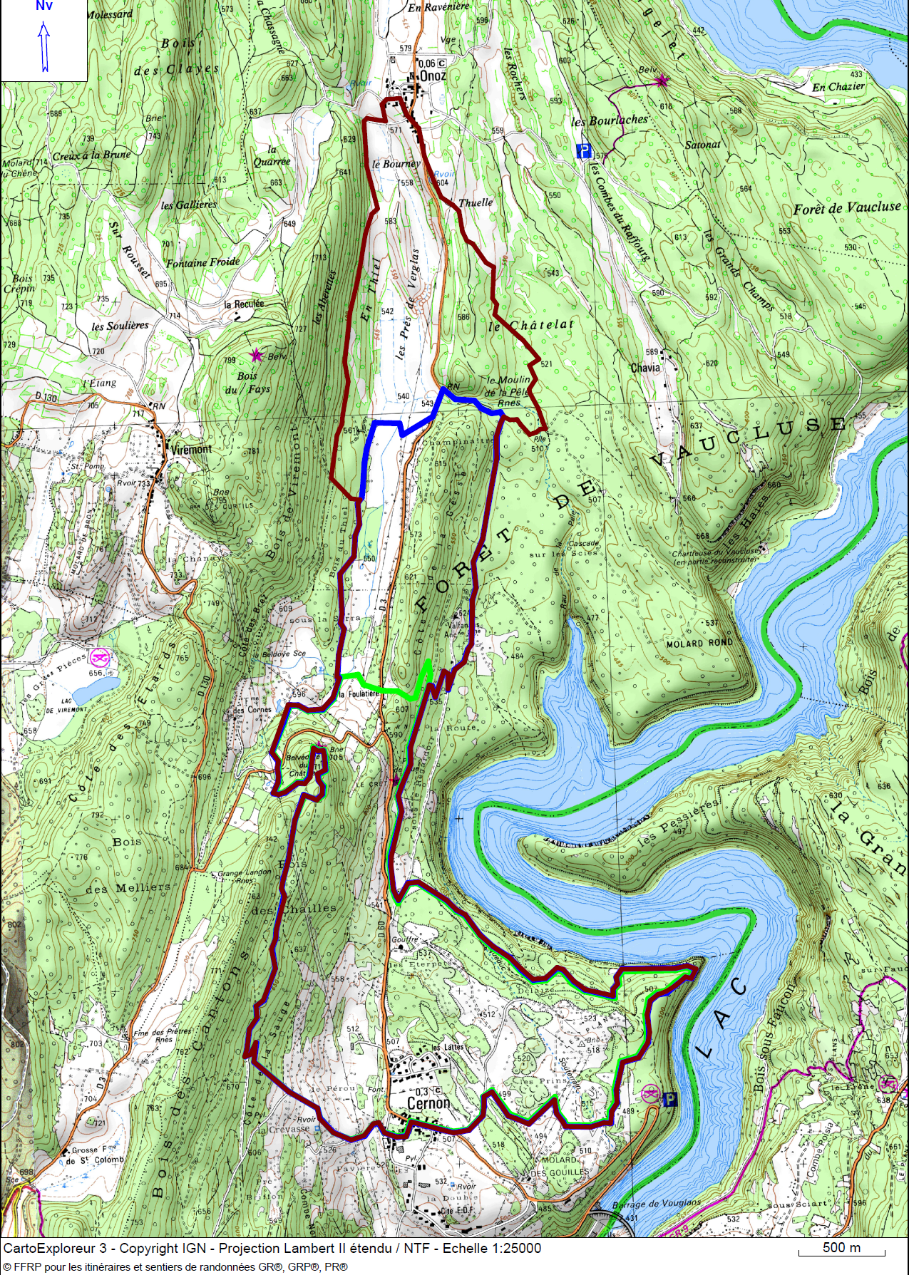 Carte de la randonne 2023