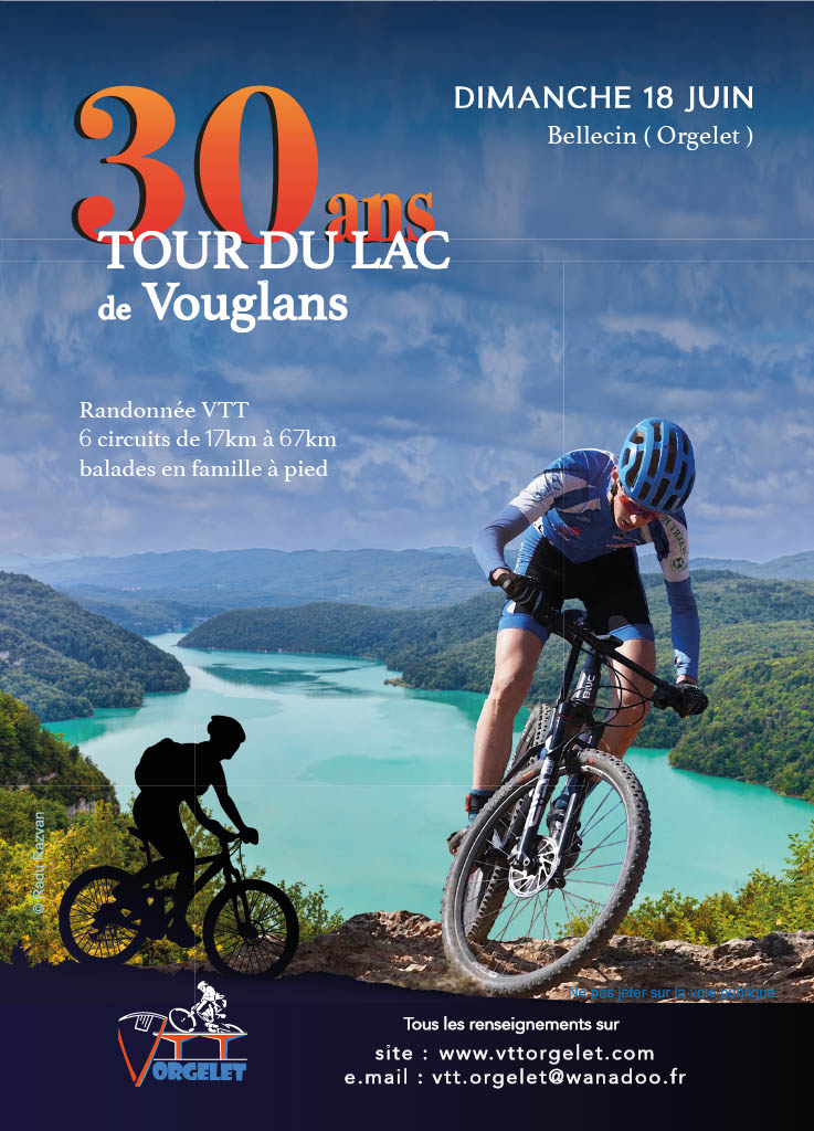 Tour du Lac de Vouglans VTT